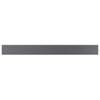vidaXL Bookshelf Boards Set of 4, High Gloss Gray, 39.4"x3.9"x0.6", Easy-Clean Extra Storage Solution, Made of Premium Engineered Wood