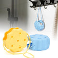 2 Packs Yellow&Blue Silicone Shower Steamer Tray/Holder, Durable Steamer Hanger, Long Lasting Shower Accessories, Aromatherapy D