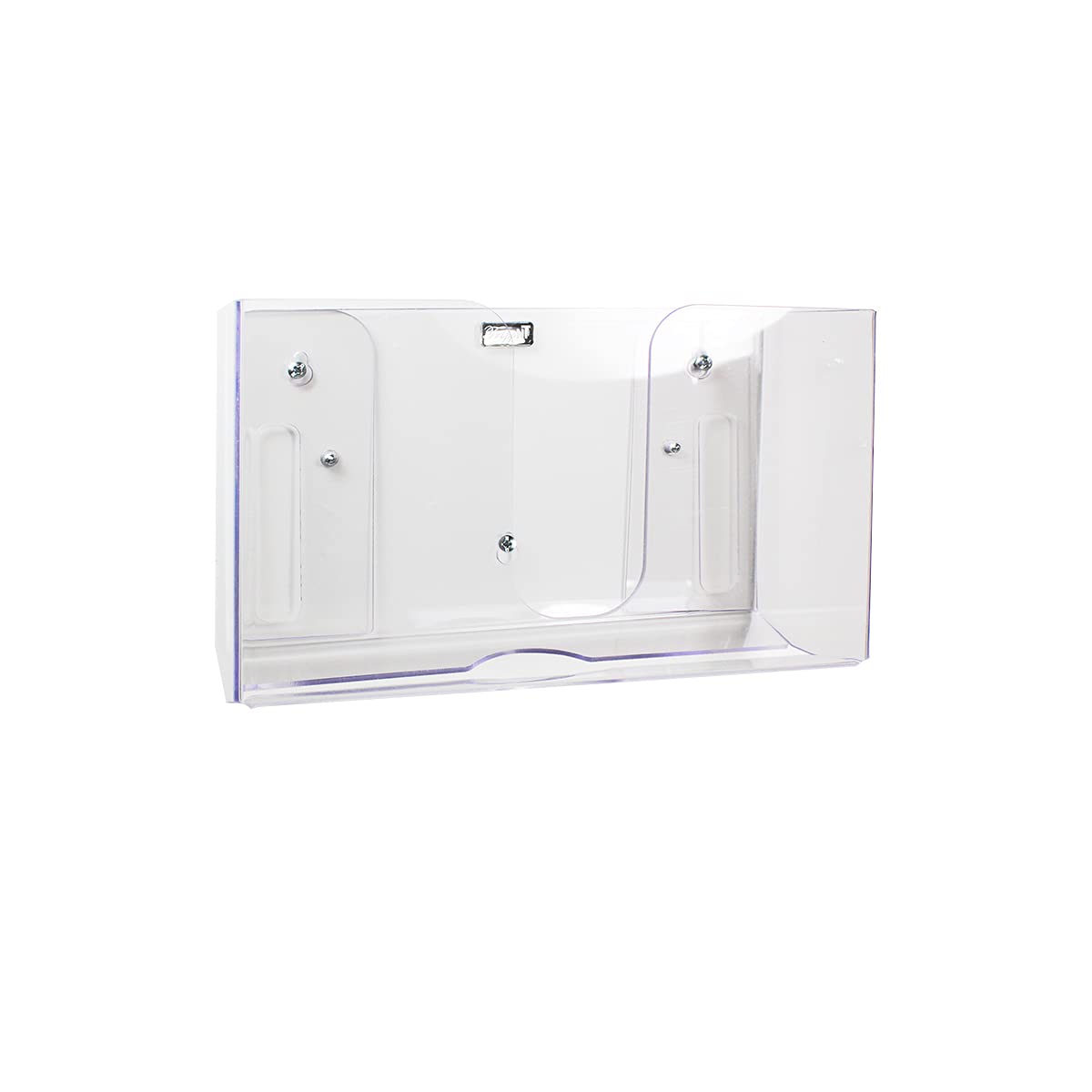 TrippNT 51937 Small Dual Dispensing Paper Towel Holder with 150 9.2 x 9.4 inch Multi-Fold Paper Towel Capacity and Peelable Prot
