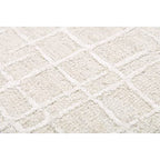 Classic 8'9" X 11'9" Geometric Ivory/Grey Hand Tufted Area Rug