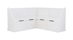 Tobin Corner Breakfast Nook, White