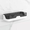 Triodhrishnit SelfAdhesive Bathroom Shelf Wall Mounted  Plastic Storage Rack Organizer For Bathroom & Kitchen, NoDrill Waterp