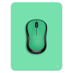 Audimi Small Mouse Pad 6 X 8 Inch, Mini Mouse Pad Thick For Laptop Wireless Mouse Home Office Travel, Portable & Washable (Green