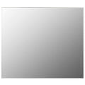 vidaXL Frameless Rectangular Wall Mirror - Easy Installation, Resistant Glass Material, 31.5 x 23.6 Inches, Perfect for Illuminating Any Room