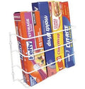 REGAR Kitchen Wrap Organizer Rack, Magnetic or Wall Mount Foil and Plastic Wrap Holder for Refrigerator, Cabinet, Pantry or Wall