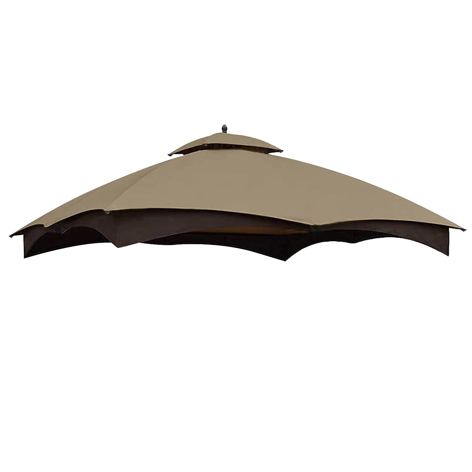 Mastercanopy Replacement Canopy Top For Lowe'S Allen Roth 10X12 Gazebo #Gf-12S004B-1 (Khaki)
