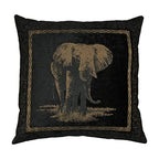 Blazing Needles Elephant Floor Pillow, 25", Black