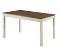 American Furniture Classics Cottage Series Dining Table, Distressed White