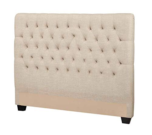 Coaster Home Furnishings 300007F Upholstered Bed, Oatmeal