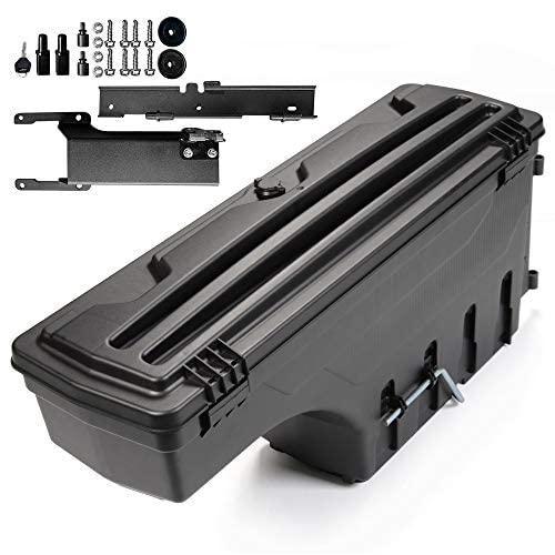 G-PLUS Lockable Storage Box Toolbox Compatible with 2015-2019 Ford F150 Truck Bed Box Left Driver Side