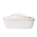 Ceramic Soap Dish, Self-draining Soap Holder, Double Layer Bar Soap Holder, White Draining Soap Dishes for Bathroom Shower Kitch