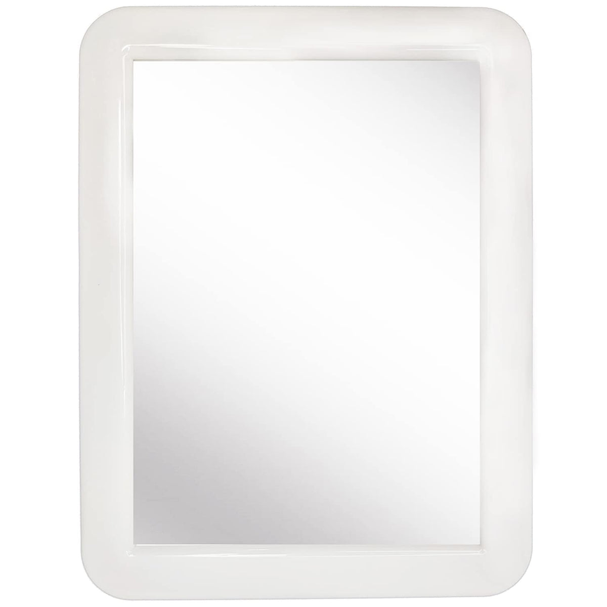 CEREM Locker Mirror Magnetic for Boys and Girls Locker, White 5 x 7 - Real Glass Magnetic Mirror for School Locker, Office, Home
