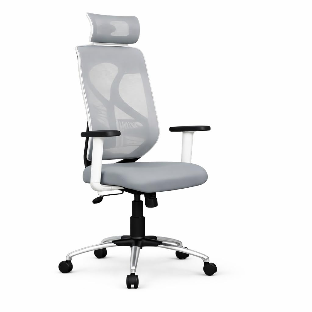 Ngfc Office Chair,High Back Mesh Ergonomic Home Office Desk Chair With 3 Years Warranty, Adjustable Armrests,Adjustable Lumbar S
