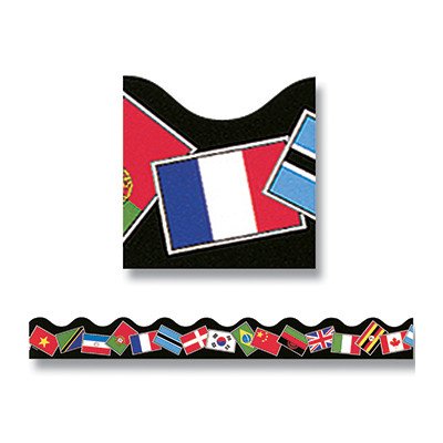 Trimmer World Flags Classroom Border [Set Of 3]