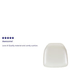 Flash Furniture Hard Ivory Vinyl Chiavari Chair Cushion