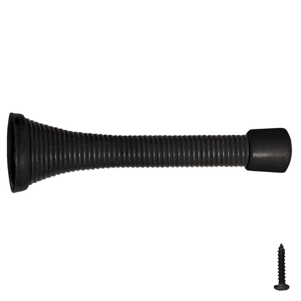 Design House 181719 Spring Door Stop, 10-Pack, Oil Rubbed Bronze