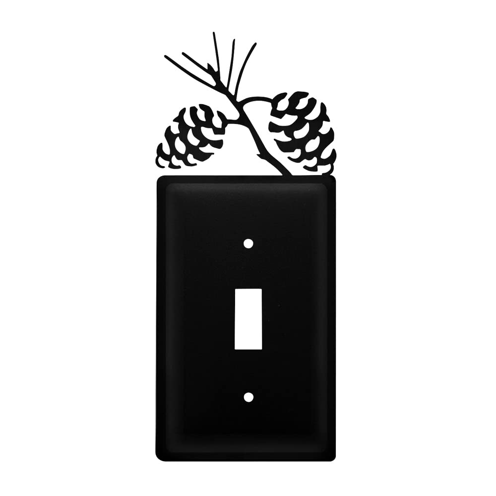 Village Wrought Iron Pine Cone Switch Cover