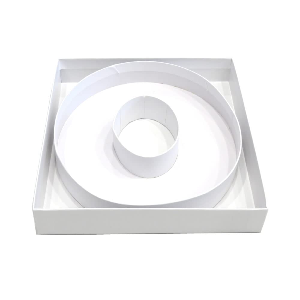 8 Small Cardboard Number With Box And Cover Candy Chocolate Packaging Paper Mache Cutouts (0)