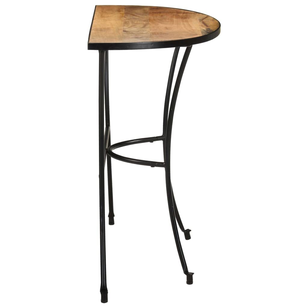 vidaXL Side Table 43.3"x15.7"x30.3" Solid Mango Wood