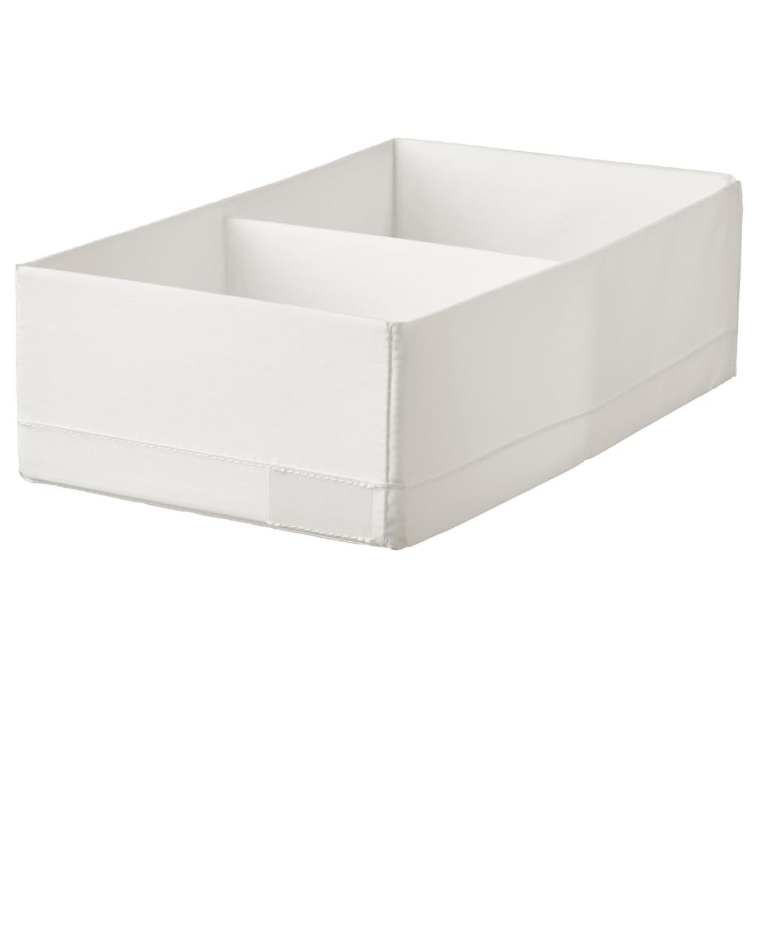 Ikea Polyester Rectangular With Baby Products Compartments Box (White/Grey, 20X34X10 Cm)