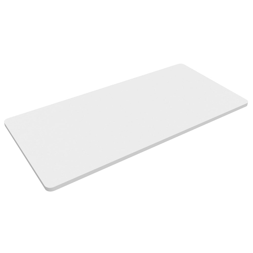 Flexispot Whole Piece 60'X24' Desktop 1' Thickness Height Adjustable Desk Rectangular Tabletop White Board (60Inch White Top)