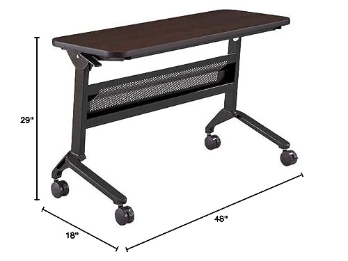 Safco Products Flip-N-Go Training Table, Mocha