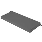 Idee-Home Outdoor Bench Cushion 42 Inch, Patio Bench Cushion Indoor, Patio Furniture Chair Pad, Porch Swing Cushion With Ties, B