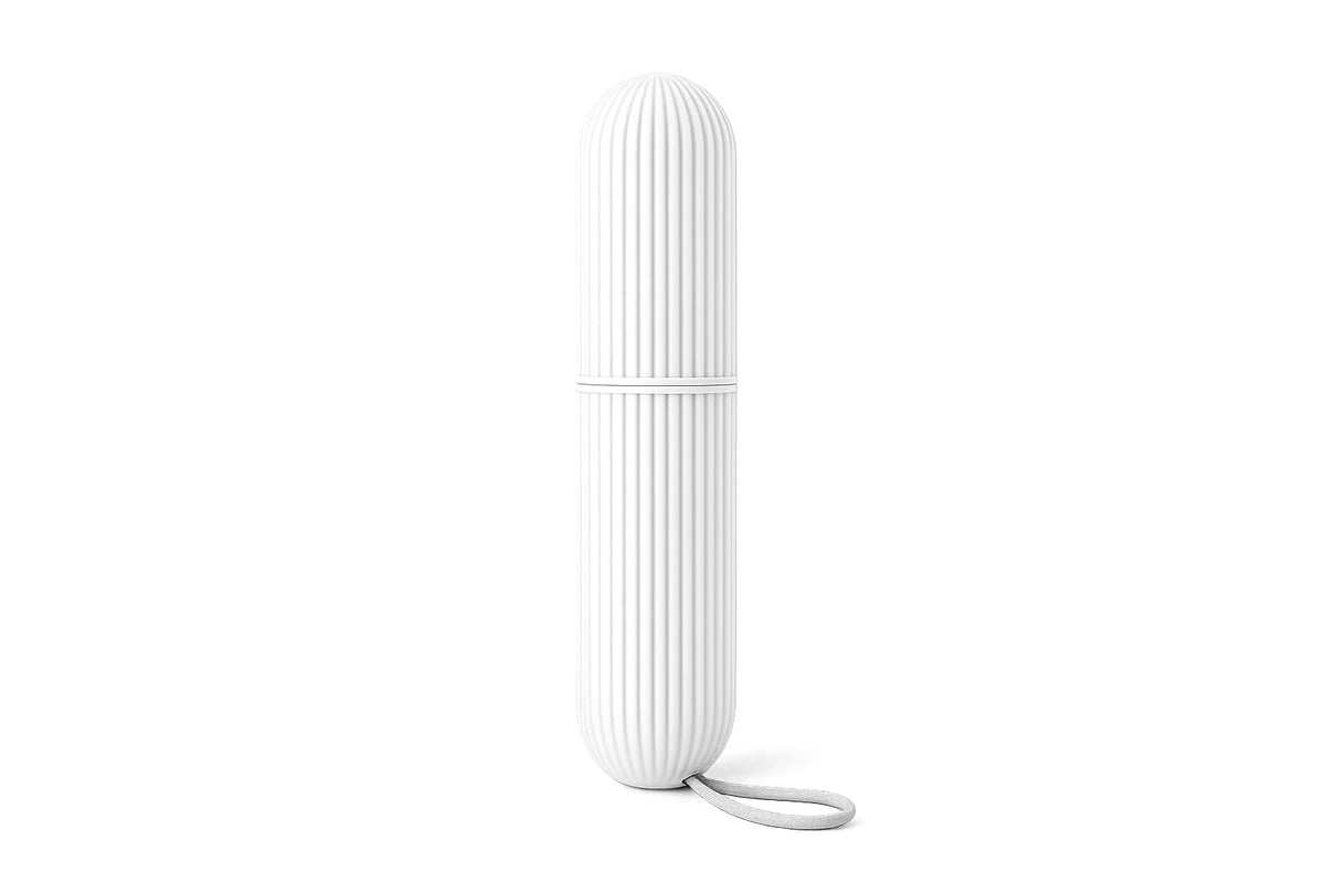 Shyam Homeware And Kitchenware Portable Toothbrush Holder for Travel | Dustproof Toothbrush Case with Toothpaste Storage | Light