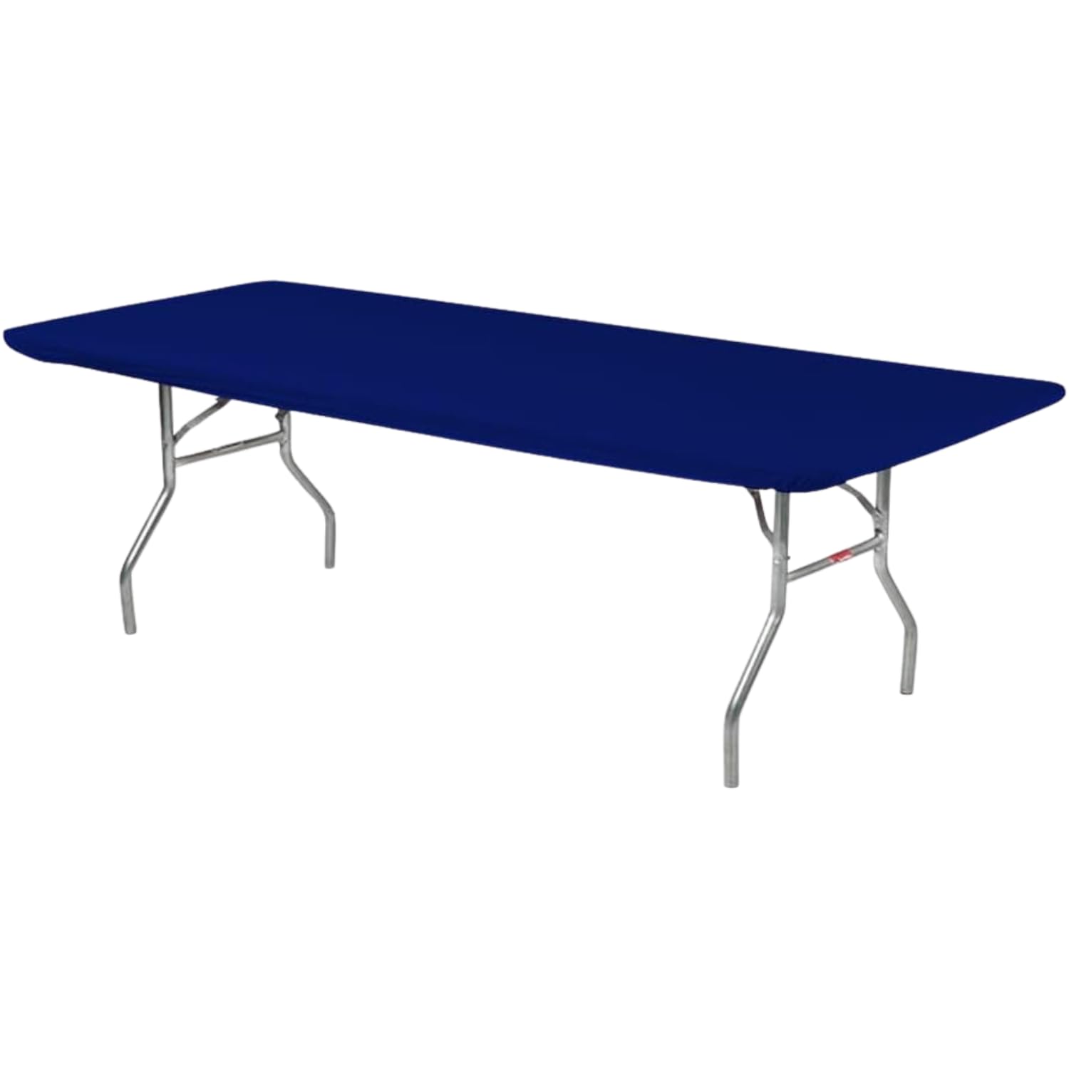 Kwik-Covers 6' Rectangle Plastic Table Covers 30' X 72', Bundle Of 5 (Navy Blue)