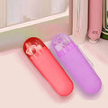 AubeAlba Ovel Shape Travel Toothbrush Case Toothpaste Case Holder Portable Toothbrush Storage Case Plastic Toothbrush Holder & P