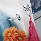 Moen Dn7708Ch Lounge Collection Single Post European Toilet Paper Holder With Hardware, Chrome