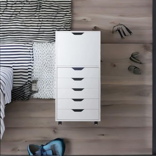 Ergode Wood Halifax 5-Drawer High Cabinet - Versatile Storage Solution