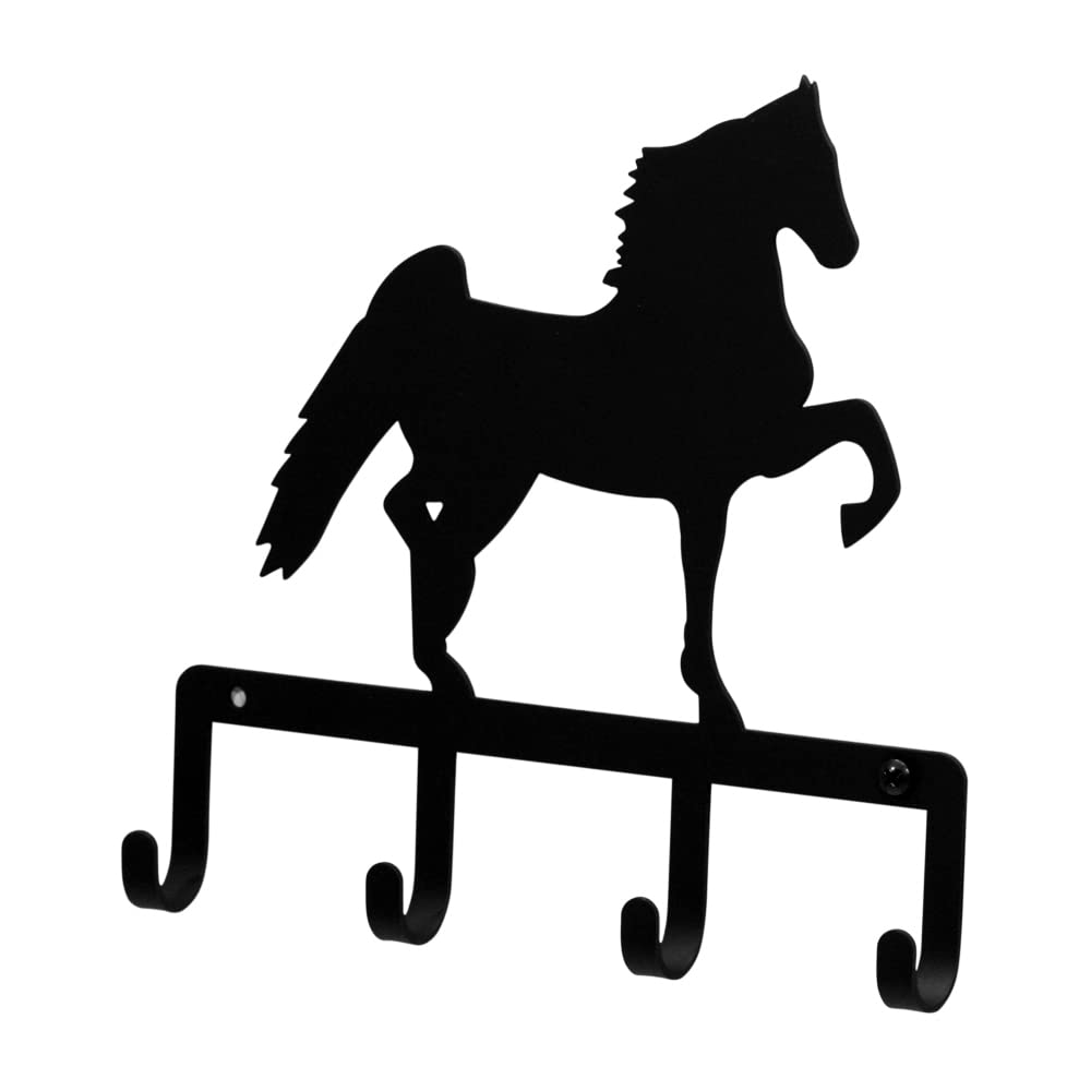 Village Wrought Iron Prancing Horse Key Holder Key Hooks