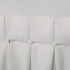 Exclusive Home Sateen Twill Woven Room Darkening Blackout Button Top Curtain Panel Pair, 84'' Length, Vanilla
