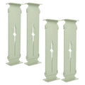 Mann Mart Adjustable Drawer Dividers: Organize Underwear, Socks & More With Retractable Partitions (4Pack, Light Green)