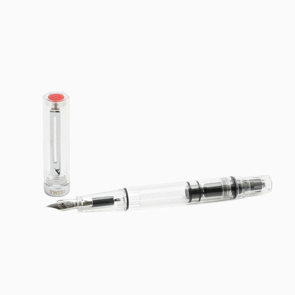 Twsbi Eco T Clear Fountain Pen F Nib