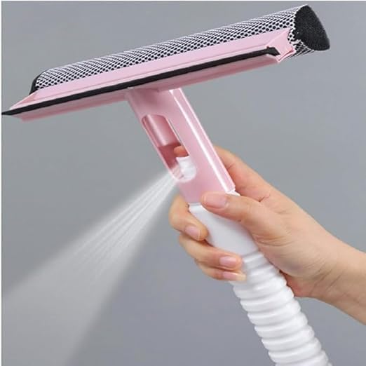 Qualiza Multifunctional Screen Brush 3 In 1 Mesh Cleaning Brush & Wiper With Attached Spray Bottle Net Cleaner DoubleSided Wind
