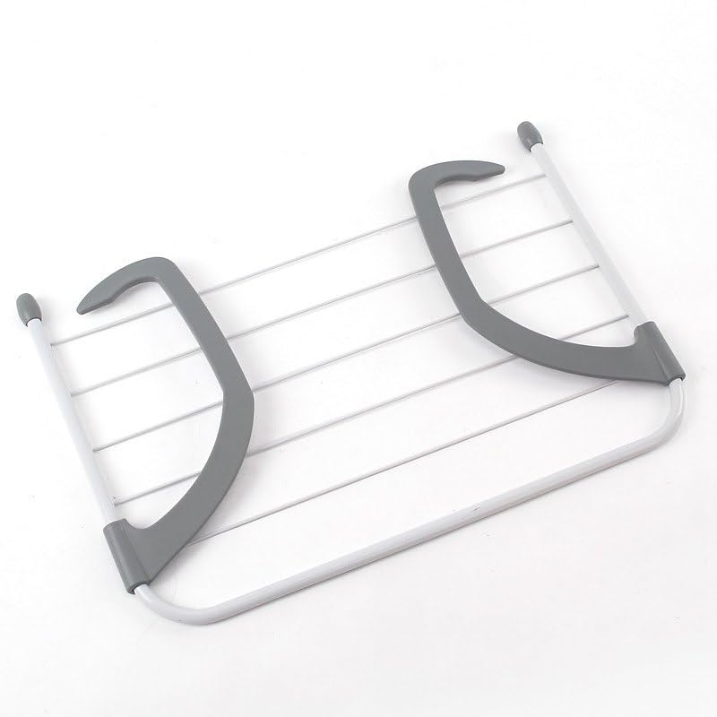 Divik Clothes Dryer Stand Indoor/Outdoor ClothesTowel Drying Rack Foldable Door Cloth Hanger Clothes, Towel/Socks and Plant Hol