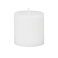 Zest Candle Pillar Candles, 3 by 3-Inch, White Citronella