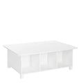 RiverRidge Kids Desk and Activity Table with 6 Storage Cubbies for Folding Bins - Art Craft or Train Table Design for Play Area 