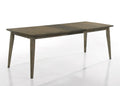 Lilola Home Bistro 88 W Vintage Walnut Rectangular Dining Table - Extra Long Contemporary Dining Table for 8 Guests