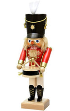 Alexander Taron Importer 32-655 Christian Ulbricht Nutcracker-Red Drummer-11.5" H X 4" W X 4.25" D, Brown