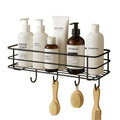 Decoreet Bathroom Organiser Without Drill | Gi Steel Self Adhesive Bathroom Shelf | Bathroom Stand For Wall |Bathroom Accessorie