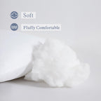 Miulee 20 X 20 Pillow Inserts (Set Of 2) - Throw Pillows Insert Premium Pillow Stuffer Square Form For Decorative Cushion Bed Couch Sofa