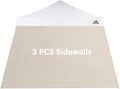 SCOCANOPY SideWall for 10x10ft Slant Leg Canopy Frame, 3 Pack SunWall Only (Beige)