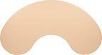 35W x 65L Half-Moon Natural Plastic Height Adjustable Activity Table