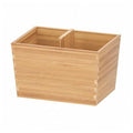VARIERA Storage Box with Handle, Bamboo Material, 24x17 cm, Natural