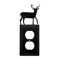 Village Wrought Iron Deer Outlet Cover