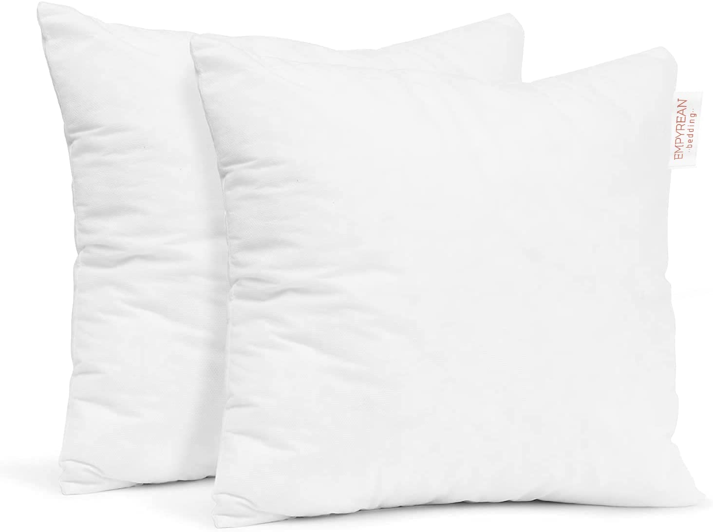 Empyrean Bedding Throw Pillow - 16 X 16 Inches Decorative Pillow Insert - Cotton Blend Outer Shell Indoor & Outdoor Pillows (Pac