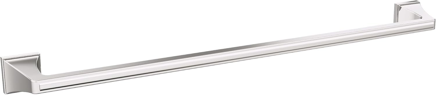 Amerock Mulholland Polished Nickel 24 inch (610mm) Towel Bar, BH36024PN